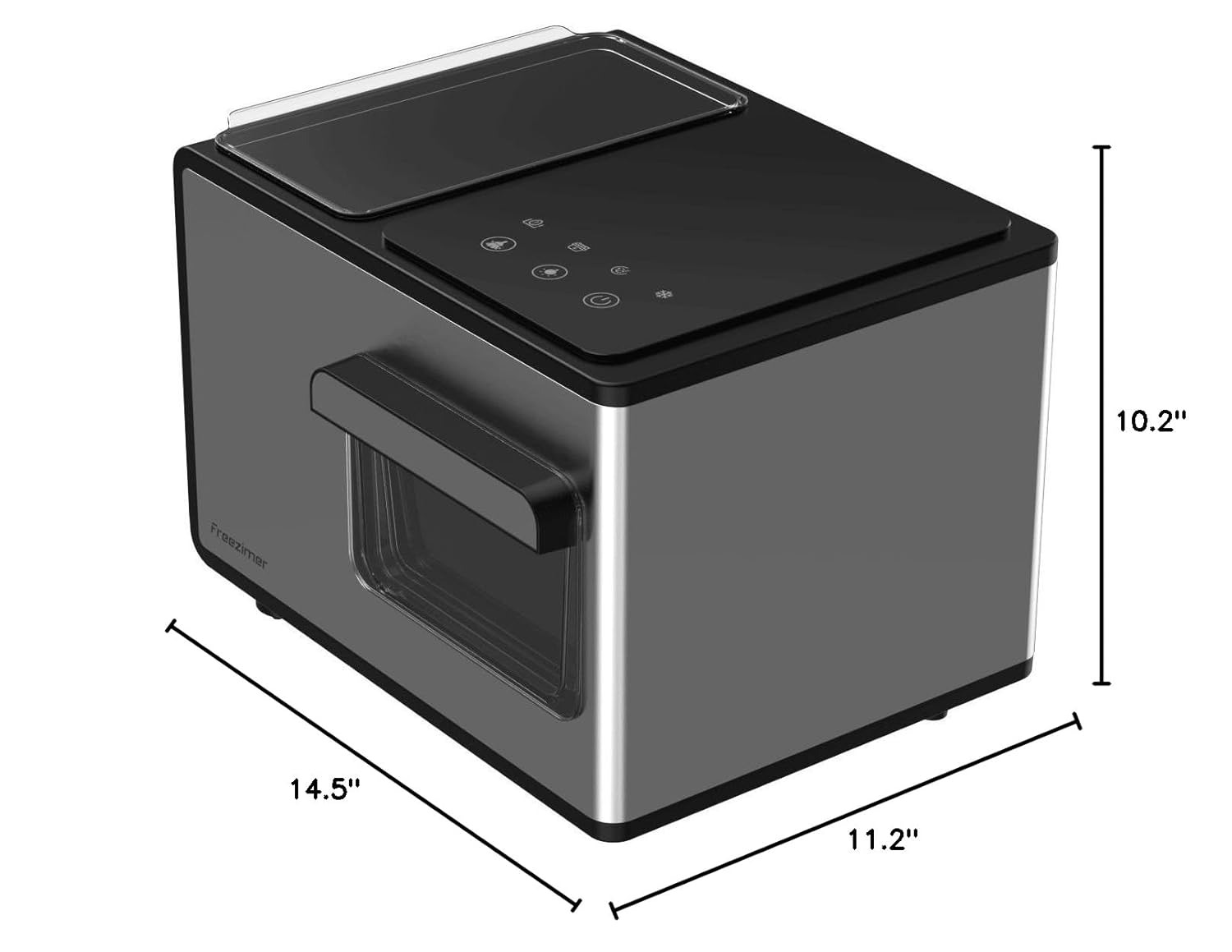 Freezimer Dreamice X3 | Nugget Ice Maker Countertop Sonic Ice Kid-Friendly