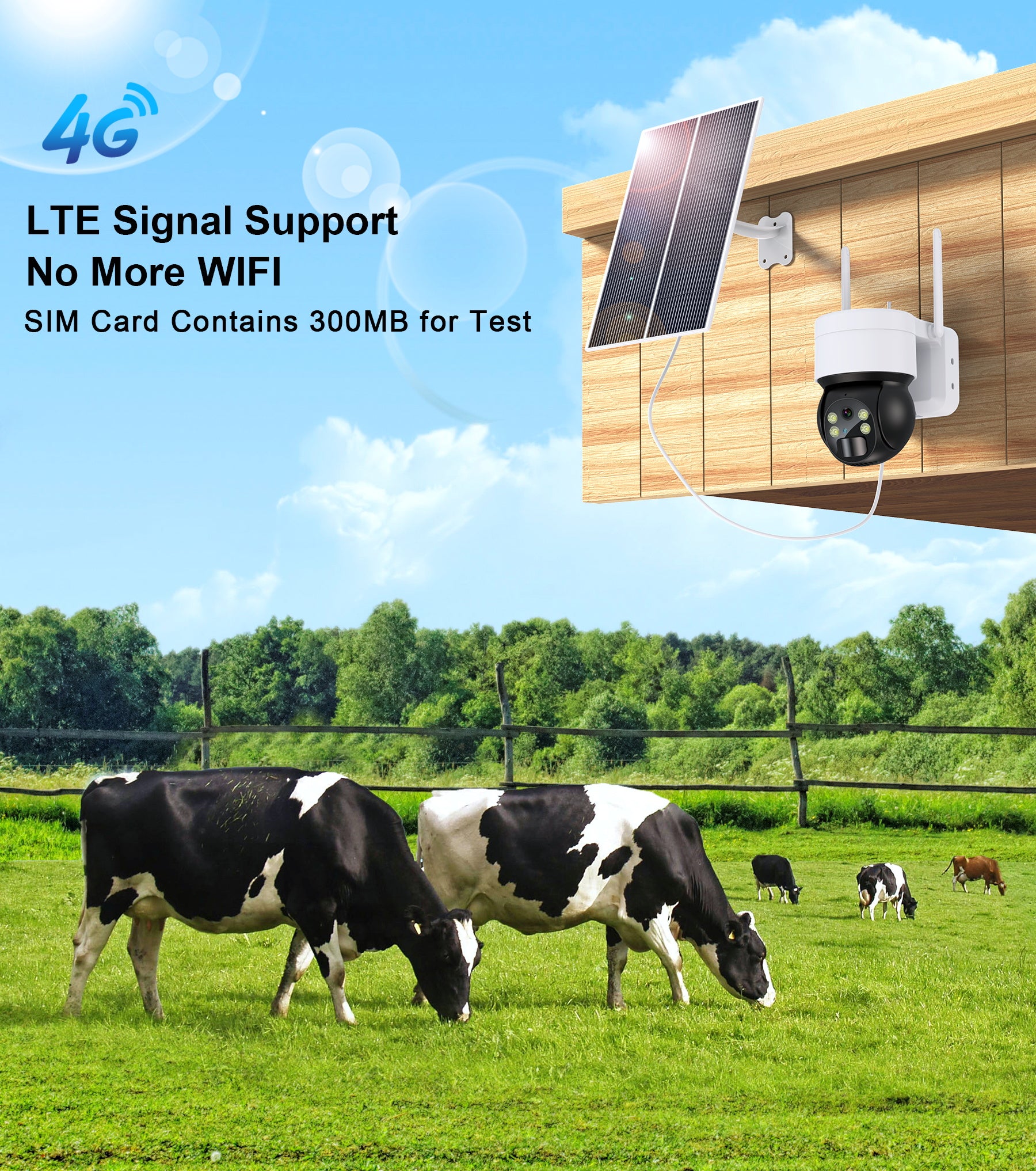 Ankway 4G LTE Surveillance Camera Outdoor Battery with SIM Card, 2K Wireless Surveillance Camera Solar with Colour Night Vision, PIR Person Detection, Siren/White Light Alarm, 355°/90° Pan Tilt, 2-Way