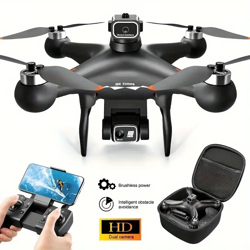 ⏰CLEARANCE SALE!⏰Long-Endurance Brushless Motor RC S116 Drone: Opitical Flow Positioning, ObstacleAvoidance, Dual HD Adjustable Cameras, Perfect Toy & Gift for Adults UAV Halloween Christmas Gifts
