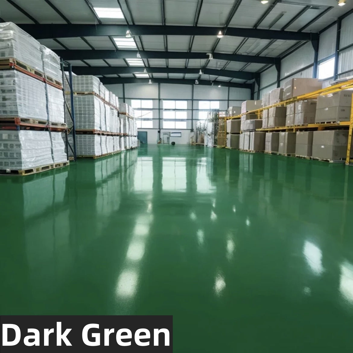 Peinture pour sols à base d'eau, antidérapante et à séchage rapide