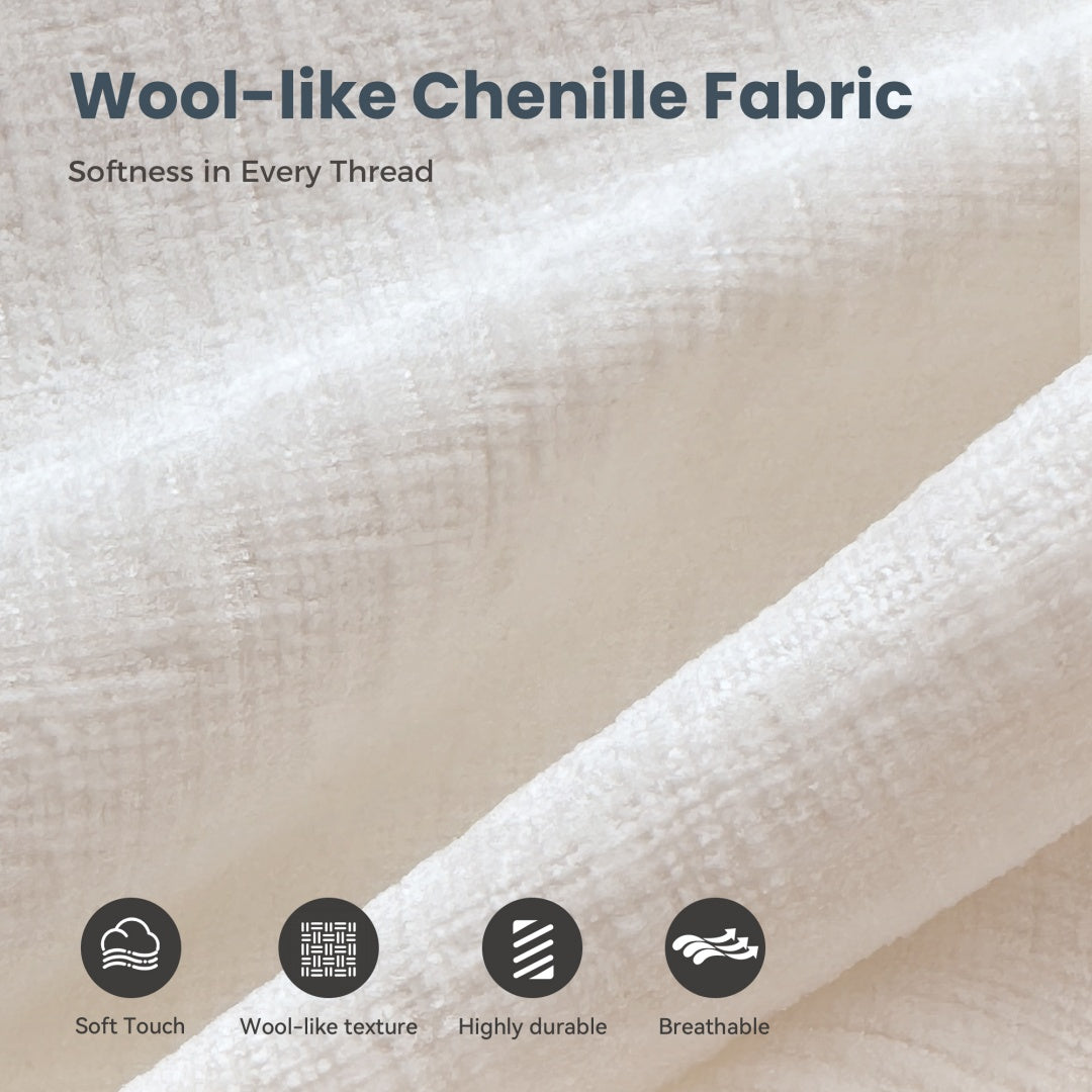 [Today's Specials] Phi Villa Large Living Room Modular Sectional Couch Chenille with Ottoman