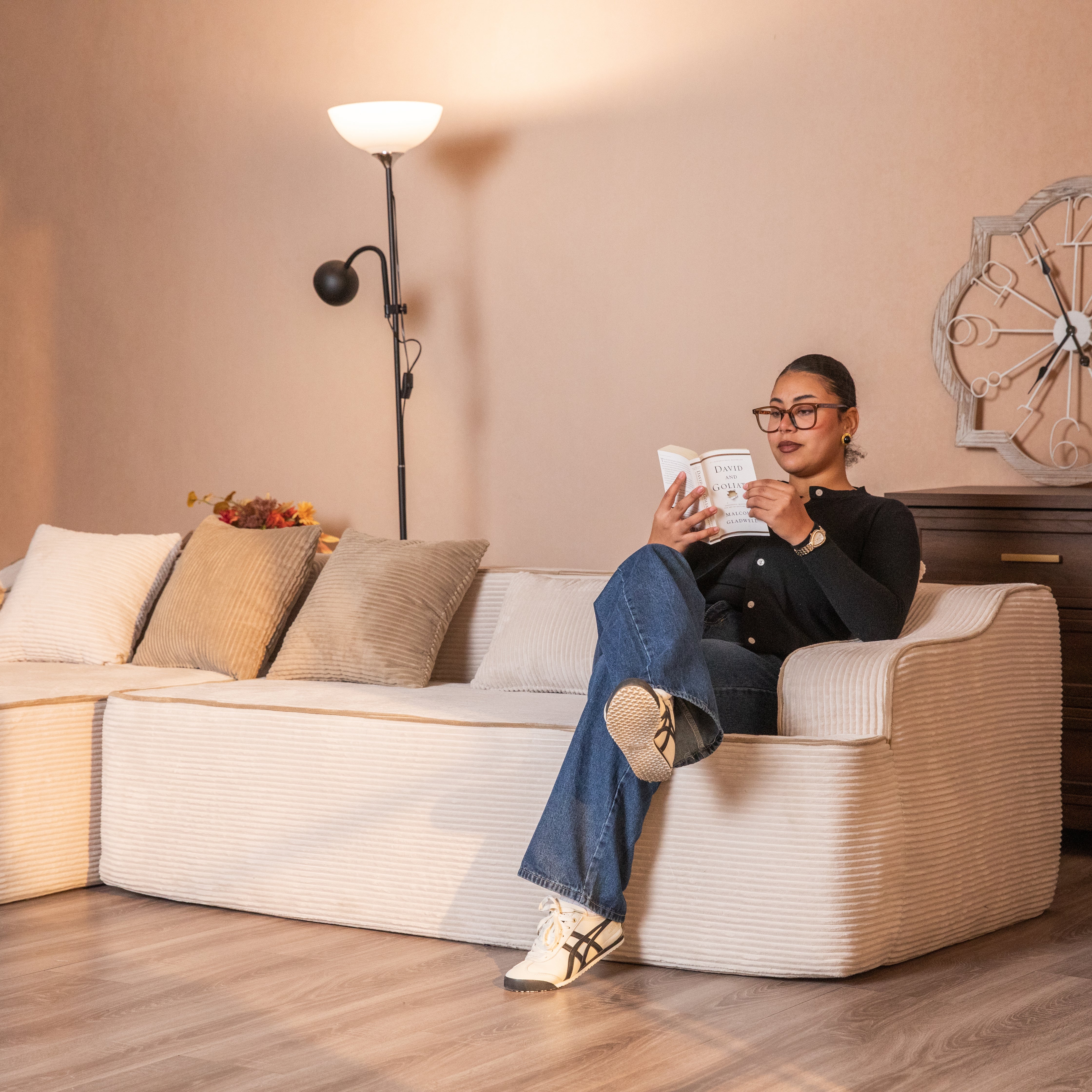 [⏰CLEARANCE SALE!⏰] Deluxe Indoor Modular Cloud Sectional Couch Assembly-free Ready-to-use Sofa