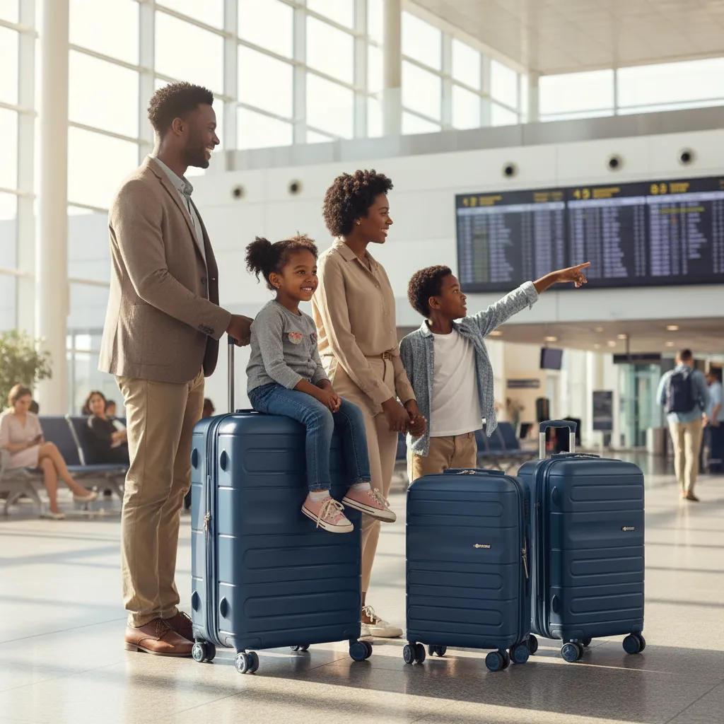 💥Drop price: GH₵ 320 only!💥Premium 3-Piece Hard Shell Luggage Set – Lightweight, Scratch-Resistant Suitcases with 360° Wheels & Secure Lock