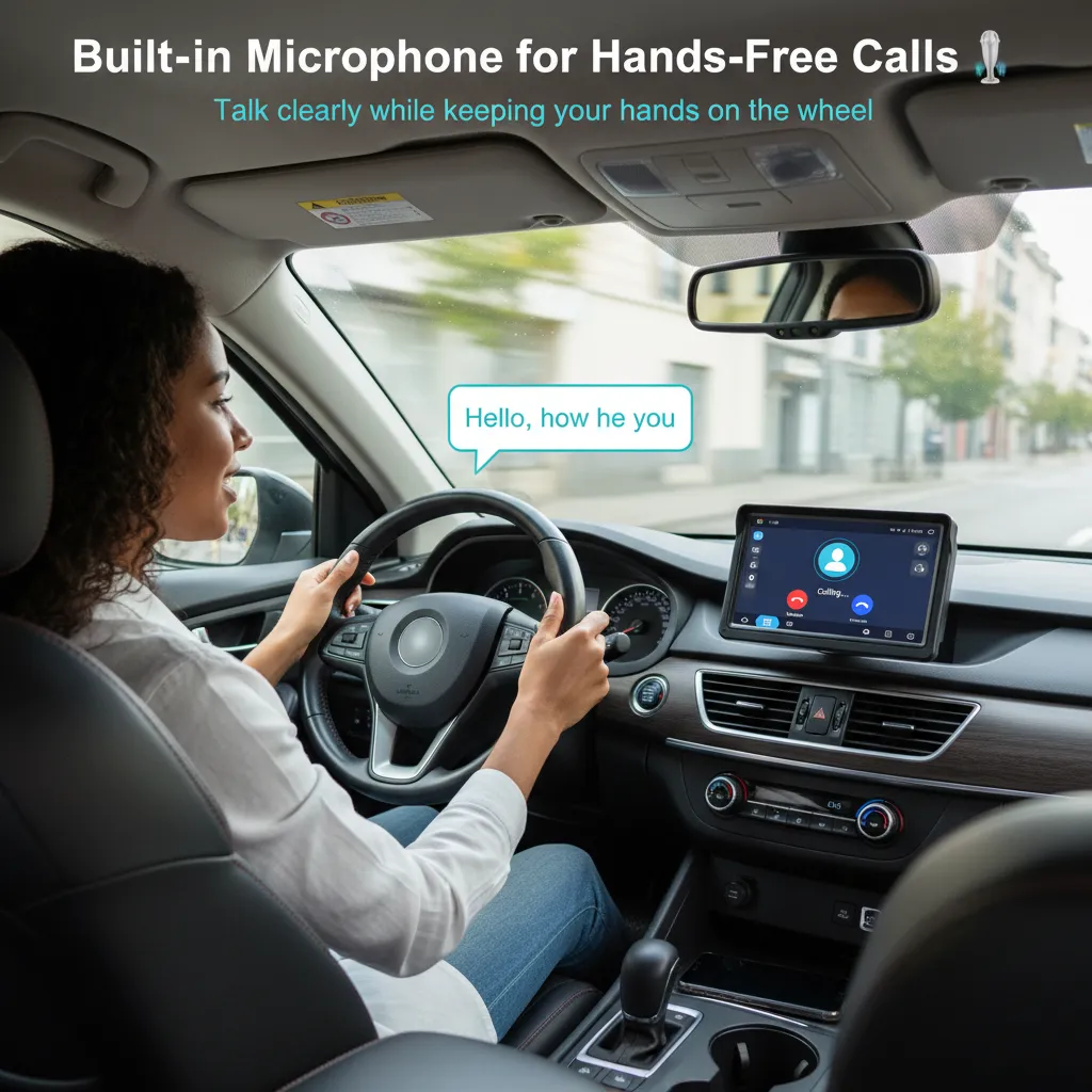 💥Drop price: GH₵ 300 only!💥Carscreen 7-Inch Touchscreen Car Stereo 🚗📱 | Easy DIY Installation ⚙️ | Built-in Microphone 🎤 | Supports iPhone & Android Seamlessly