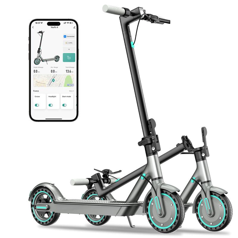 ⏰CLEARANCE SALE!⏰Electric Scooter for Adults 21 Miles Range 350W Motor 19MPH Max Speed 36V 7.8AH Battery Portable Folding Commuting E-Scooter with App Control & Dual Brakes