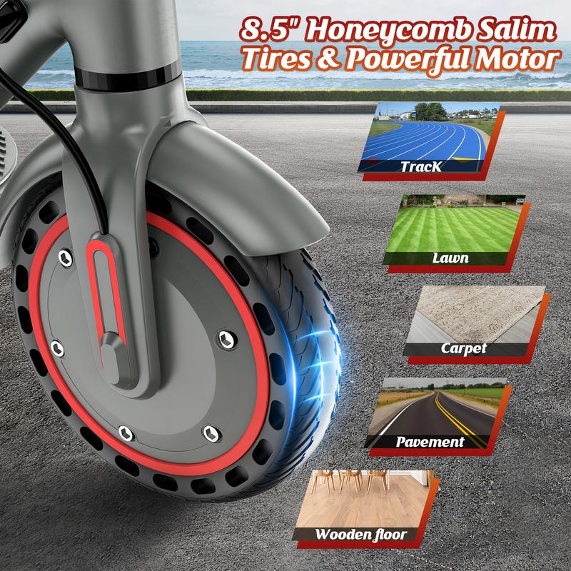 ⏰CLEARANCE SALE!⏰Electric Scooter for Adults 21 Miles Range 350W Motor 19MPH Max Speed 36V 7.8AH Battery Portable Folding Commuting E-Scooter with App Control & Dual Brakes