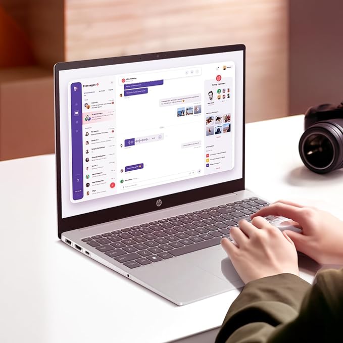 HP 15.6" FHD Touchscreen Business Laptop - Intel i7-1355U(10 Cores), Iris Xe Graphics, 64GB RAM, 2TB SSD, Lifetime Win 11 Pro, Wi-Fi 6, Bluetooth, Numeric Keyboard - w/Accessories (Natural Silver)