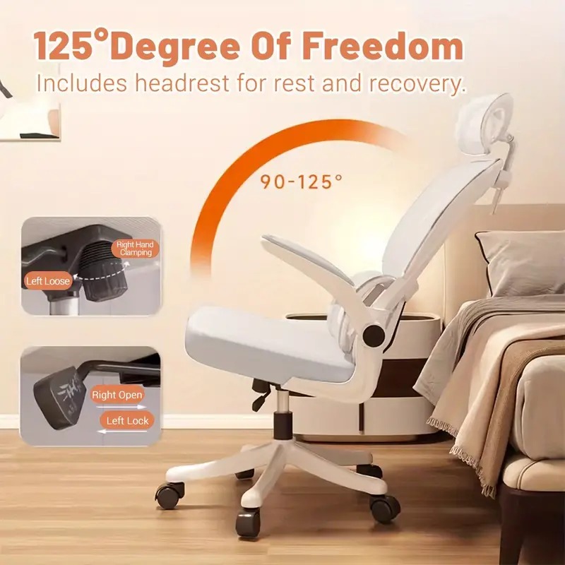 [⏰CLEARANCE SALE!⏰]Supreme Comfort Ergonomic Office Chair - High-Back Mesh Design with Customizable Lumbar Support & Pillow-Soft Headrest - Executive Swivel Gaming Chair