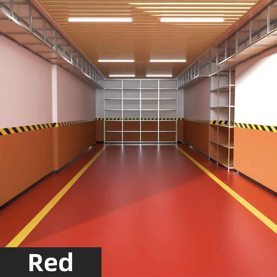 Peinture pour sols à base d'eau, antidérapante et à séchage rapide