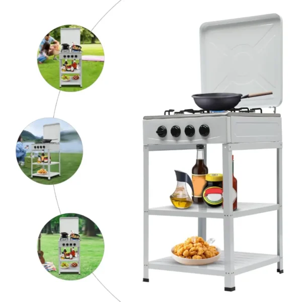 Starlux 4 Burner Gas Cooker – Compact Power for Every Kitchen