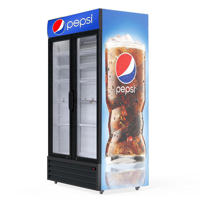 Energy Saving Commercial Drinks Display Fridge Fast Cooling Glass Door Beverage Refrigerator for Shops & Cold Stores