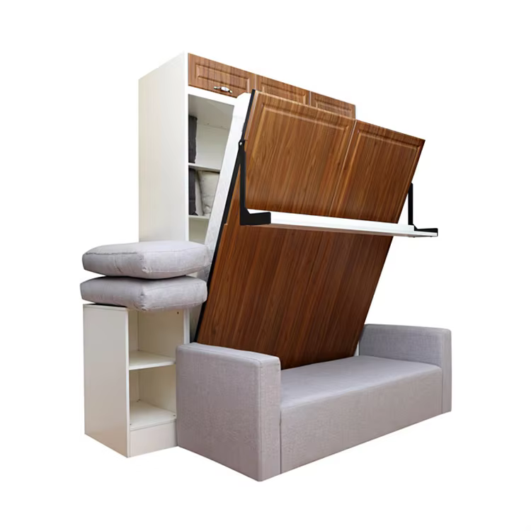 Luxury Murphy Wall Bed with Sofa – Space-Saving Foldable Bed & Couch for Modern Homes