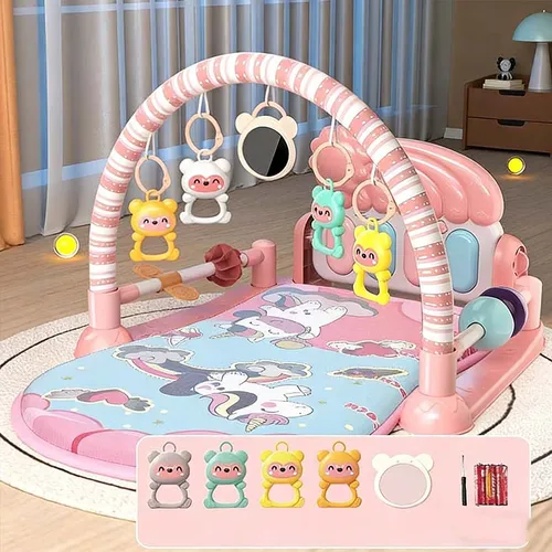 🎵3-in-1 Baby Music Piano Game Mat