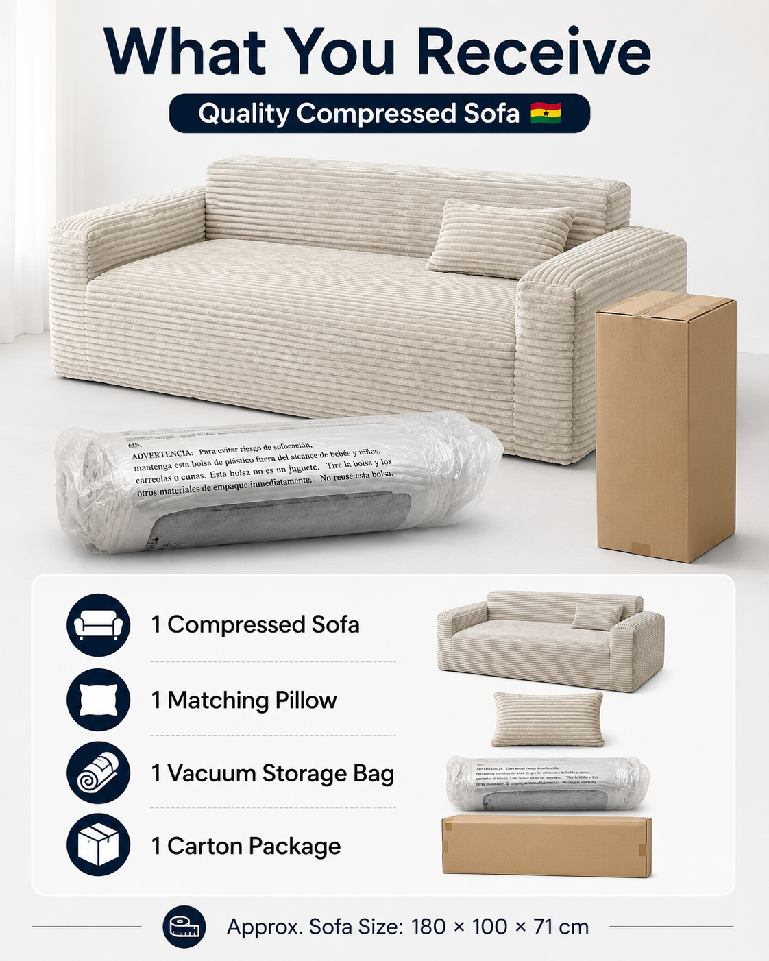 🛋️ Curved Chesterfield Fabric Sofa, High Density Sponge Filling Couch for Home, Hotel & Beauty Salon Rest Area