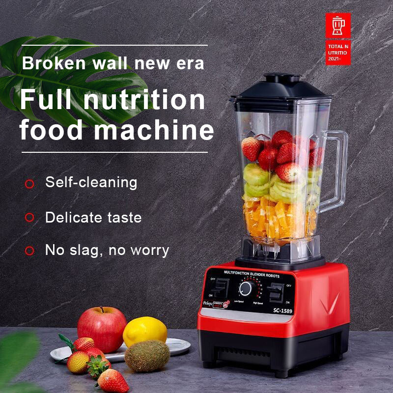 2L Multi-Function Blender - Smoothie Maker, Ice Crusher, Juicer & Grinder with Stainless Steel Blades for Fruits, Nuts & Ice