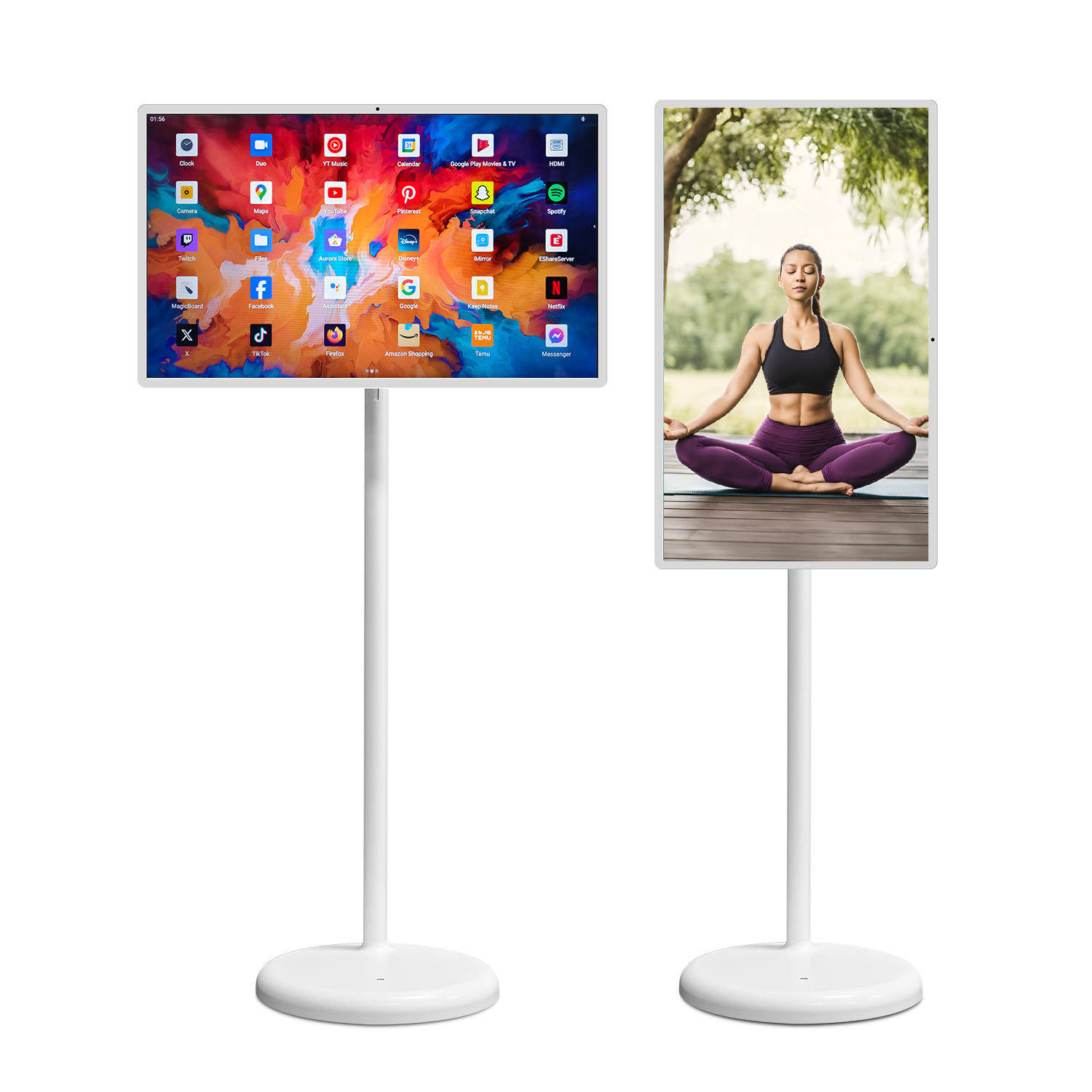32" Smart Portable TV – Wireless Android Touch Screen for Home, Bedroom, Kitchen & Family Entertainment