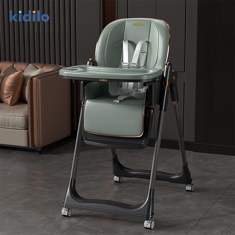 Kidilo Foldable Baby Feeding Chair – Portable High Dining Seat for Safe Eating & Learning