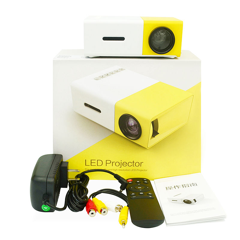 LED Mini Smart Home Theater Projector High Brightness Portable DLP Lens LCD Stereo 3D User Manual