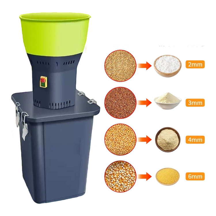 Automatic New Mini Pellet Mill Electric Feed Grinder Machine High for Grains Herbal Cereals Dry Food Flour Powder Miller Crusher