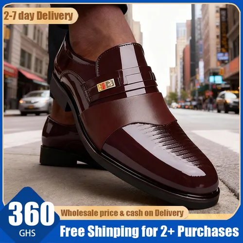 Men’s Brown Leather Shoes — Smart Look for Work, Church & Events