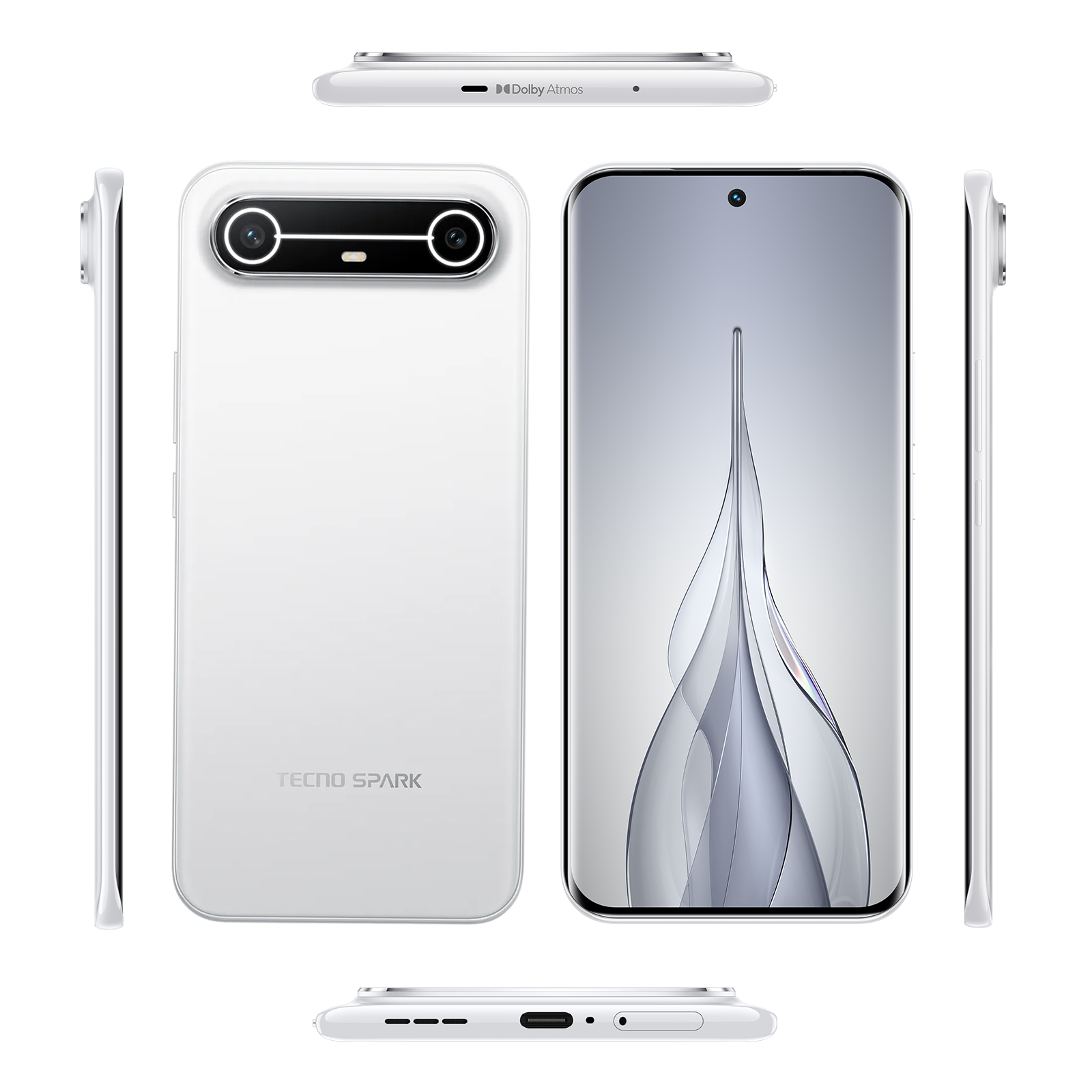 TECNO SPARK Slim 256GB+8GB Phone – Ultra Slim 3D-Curved Smartphone for Daily Use
