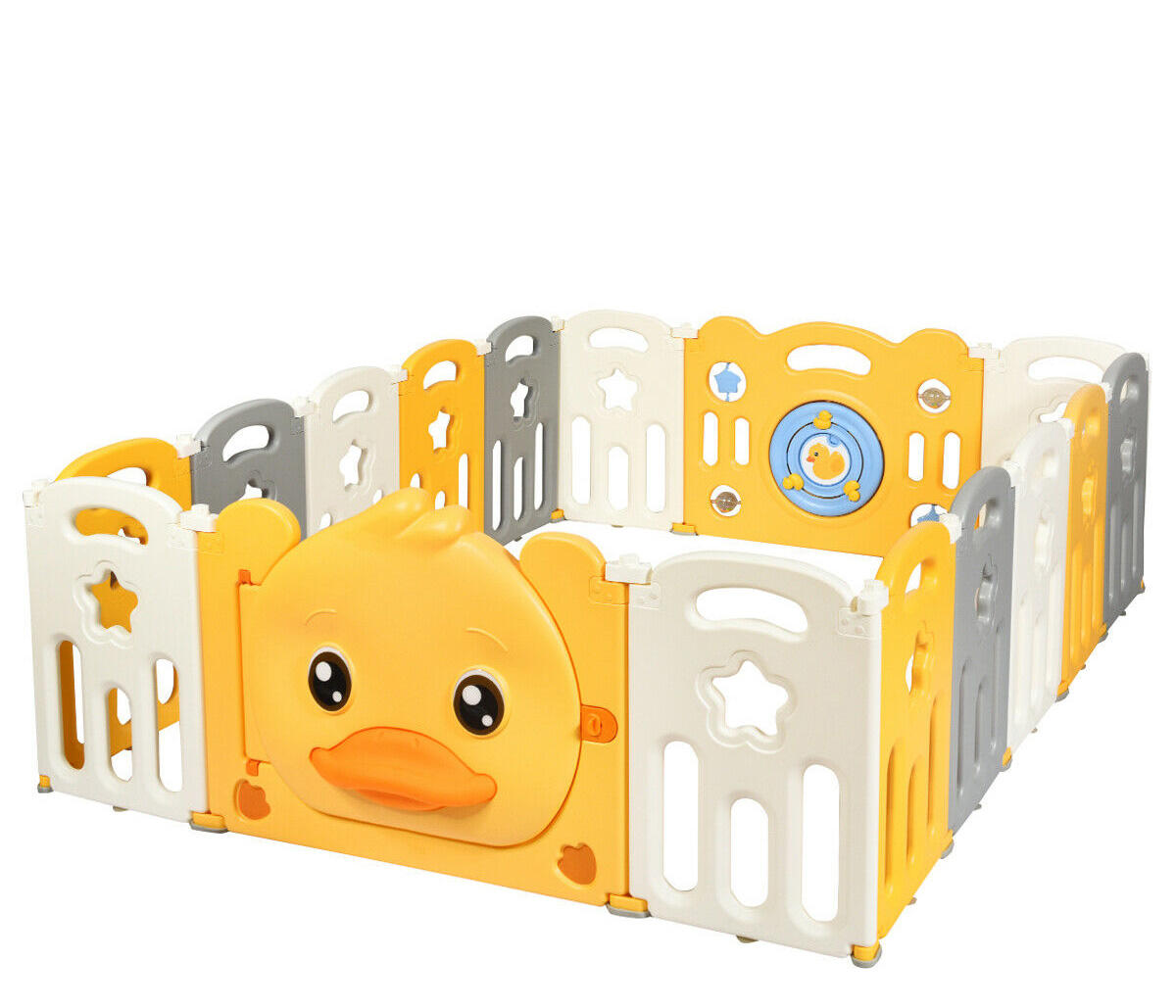 Premium Baby Play Fence – Large Indoor Playpen for Safe Play, Crawling & Walking Practice