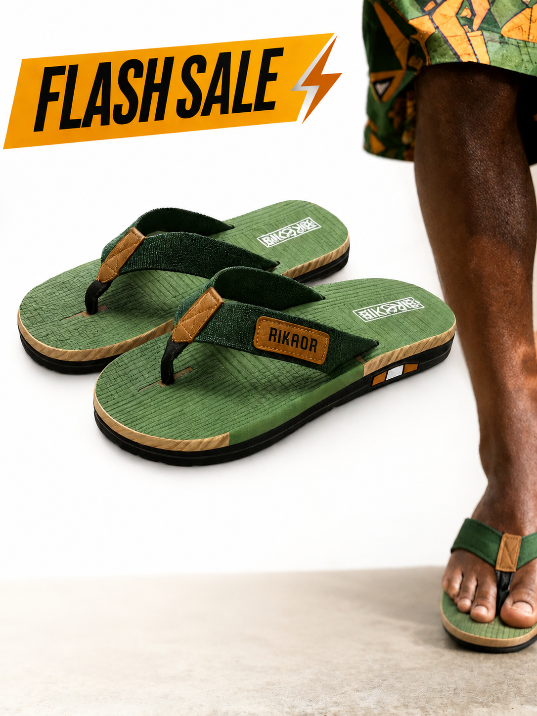 Non-slip, stylish and versatile flip-flops