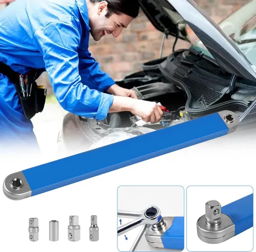 Offset Extension Wrench for Tight Spaces — 1/2" Drive Labor-Saving Tool
