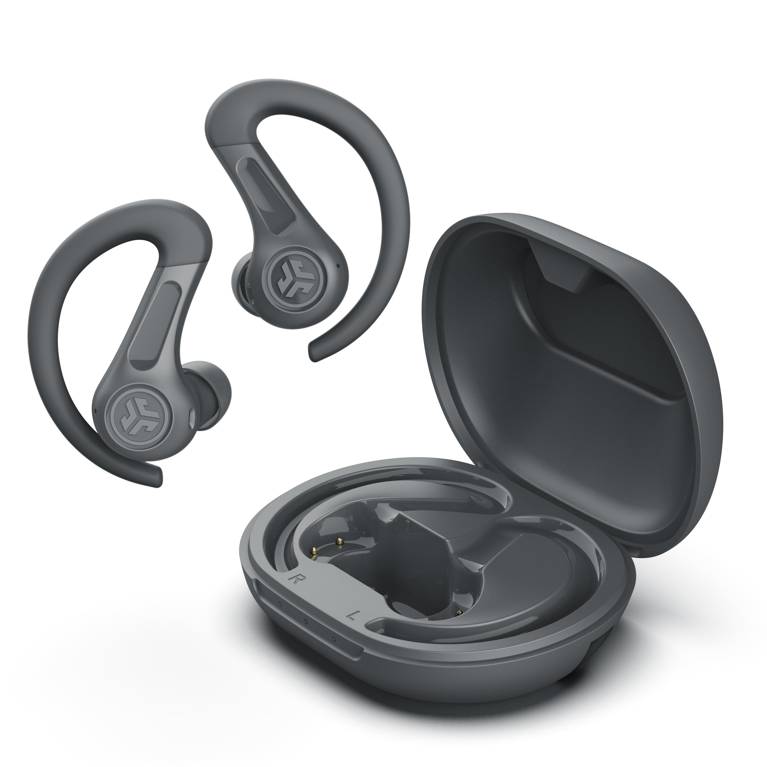 🌟Buy 1 Get 1 Free🌟JLab JBuds Sport ANC 4 Wireless Earbuds, 60+ Hr Battery, Sweatproof, Earhook Fit, Hybrid Noise Canceling, Be Aware Mode, Bluetooth 5.2