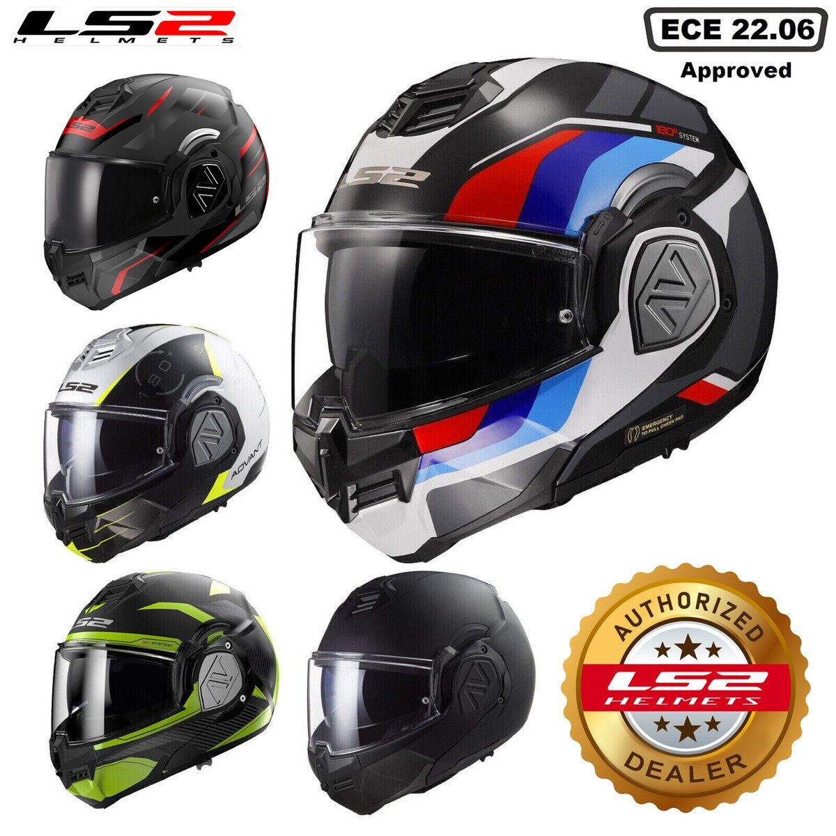 🔥Limited-time offer countdown⏰🌟Buy 1 Get 1 Free🌟🏍️ LS2 FF901 ADVANT X+ Carbon Fiber Motorcycle Helmet | ⚖️ Ultra-light full face/flip cover dual-purpose | 🛡️ ECE 22.06 P/J dual certification | 💥 Limited time 50% off + free SENA S50 Bluetooth headset!