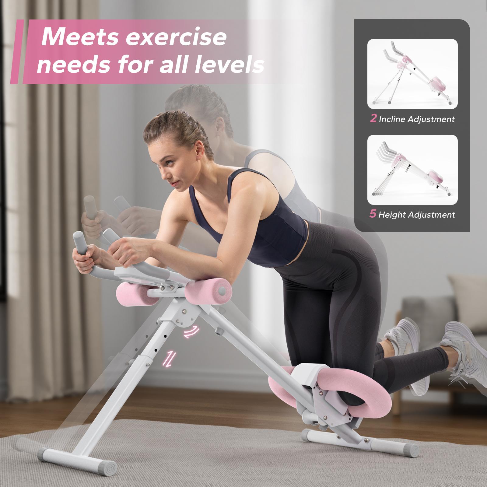 🎉Buy one get one free, five free gifts! 🌟Merach Adjustable Ab Trainer Machine with LCD Monitor, Foldable Ab Exercise Machine for abs, Arm, Leg, Buttocks Shaper