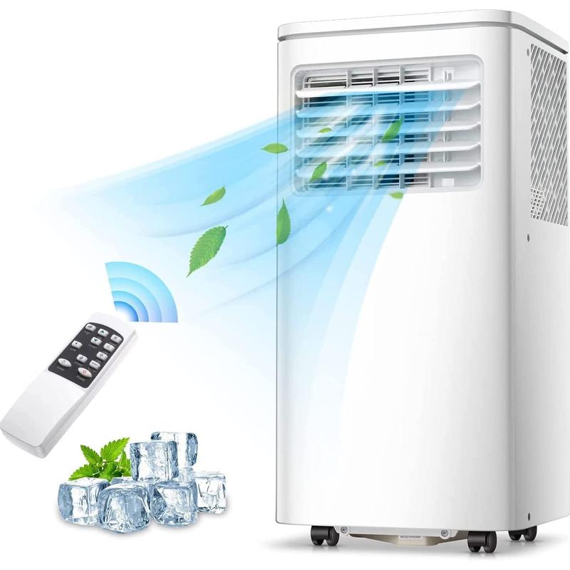 🎉New Year Mega Sale💥Antarctic Star Portable Air Conditioner 8000 BTU (ASHRAE), Remote Control, Fan Mode, Cools 250sq.ft, 24 Hour Timer, Quiet Operation, 2 Fan Speed for Bedroom Office Home Dorm.smartliving