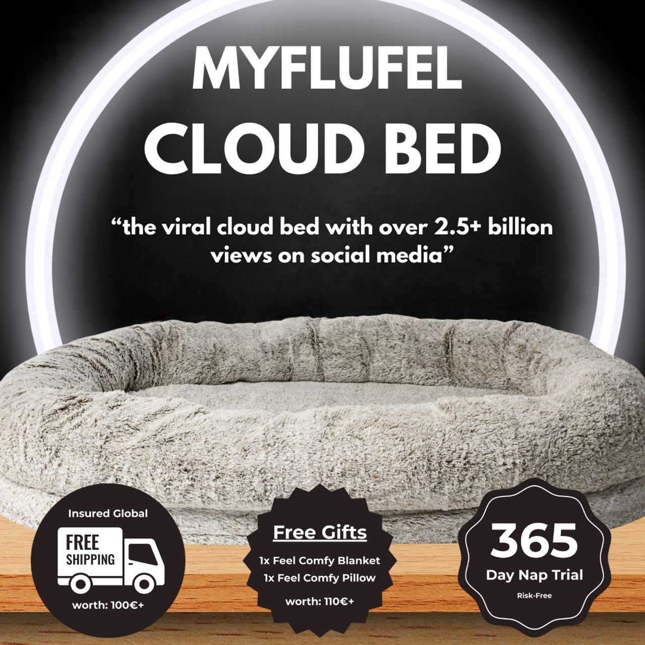 ⭐ Warm and cosy ⭐ Endless relaxation cloudbed