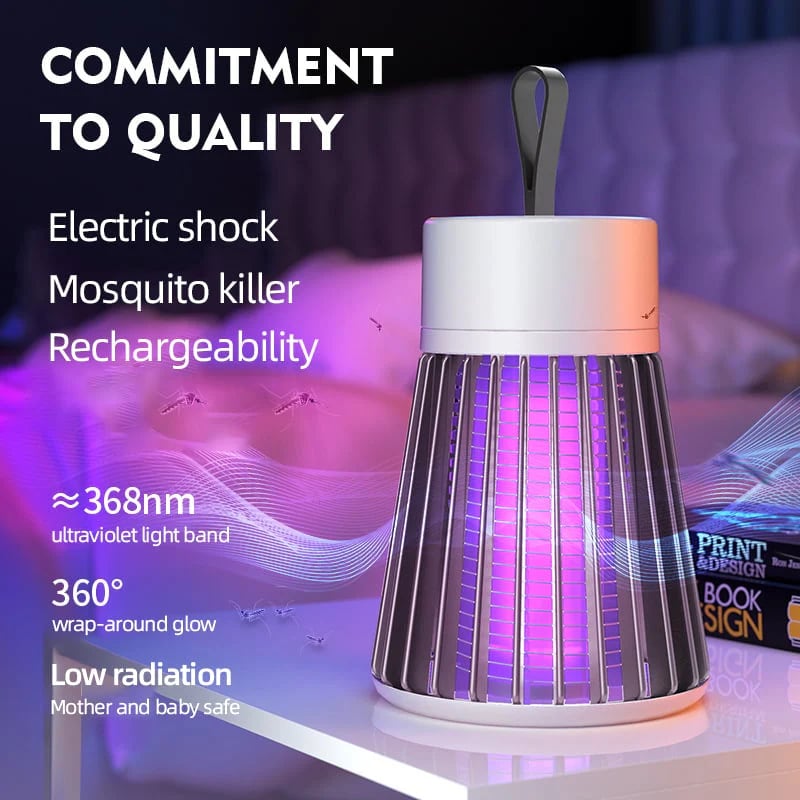🔥 USB Powered & Rechargeable Mosquito and Fly Catcher Lamp