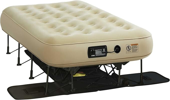 💥 Price Drop Alert 💥 Bed Self-Inflating Twin Size Mattress with Built-in Frame, Pump and Wheeled Case