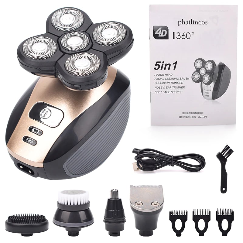 🔥Buy one get one free🔥5 In 1 Multifunctional 4D Electric Shaver
