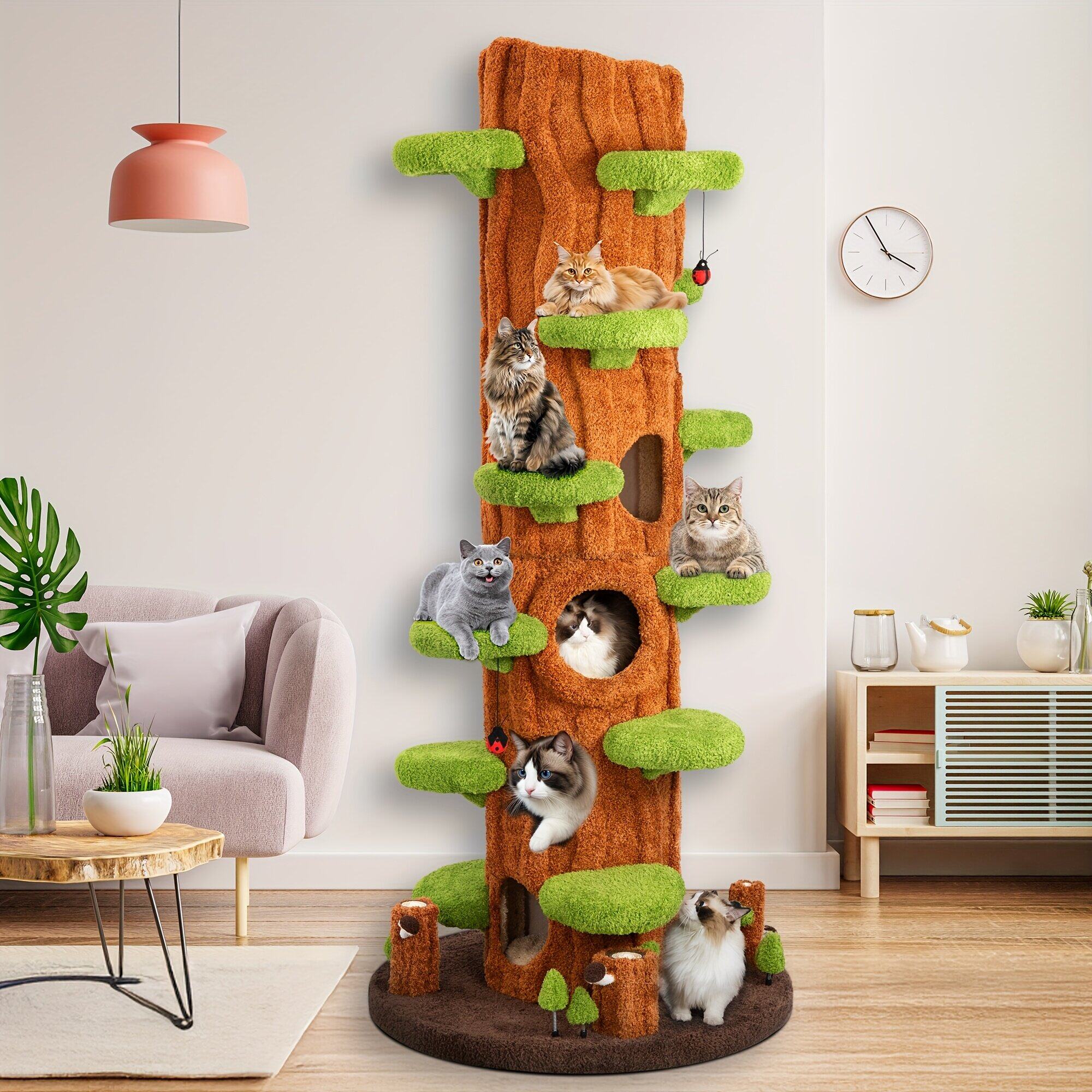 💥Clearance sale last 1% stock 🐱 Oversized Luxury Cat Tree Tower for Multi-Cat Homes copy