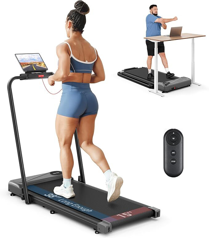 💥 Price Drop Alert 💥Walking Pad, 2 in 1 Foldable Treadmills for Home