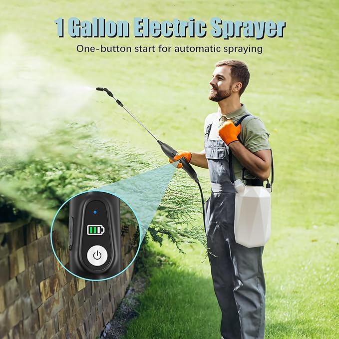 🔥2025 Gardening Products💐Battery Powered Garden Sprayer-1 Gallon