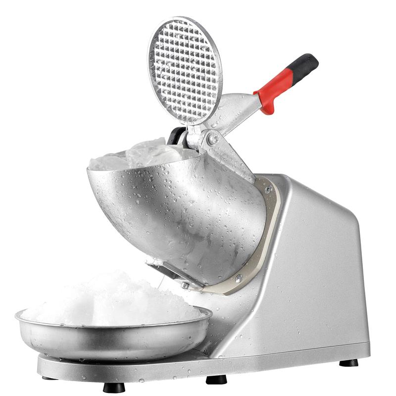 🎉New Year Mega Sale💥🌟Buy 1 Get 1 Free🌟Segawe Home Ice Shaver & Crusher Machine Commercial Grade Snow Cone Maker 143 lbs Silver