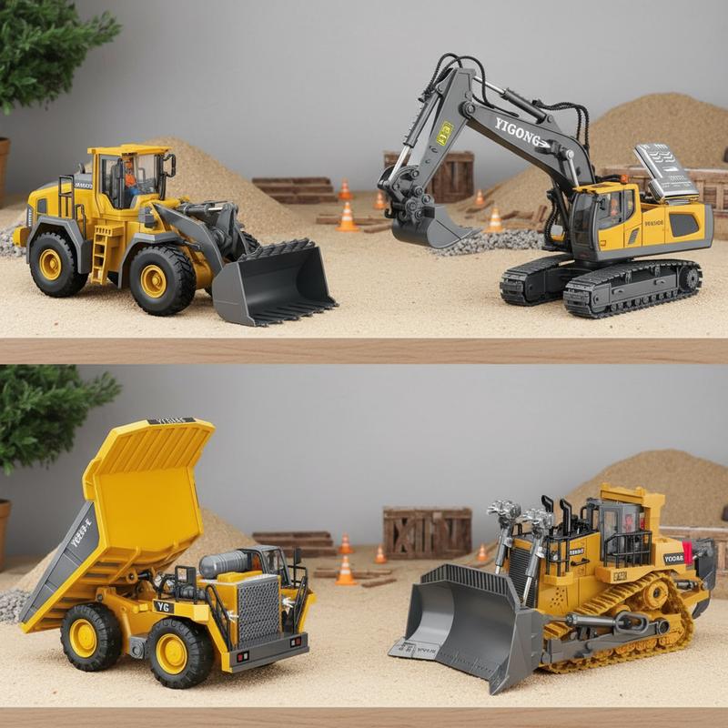 🎉New Year Mega Sale💥The most comprehensive engineering vehicle assembly set,，Made of some metal parts.✨ Easy to operate and suitable for beginners. 🎁Suitable for the whole family to enjoy, Gift for parents and children,Halloween&Christmas gifts