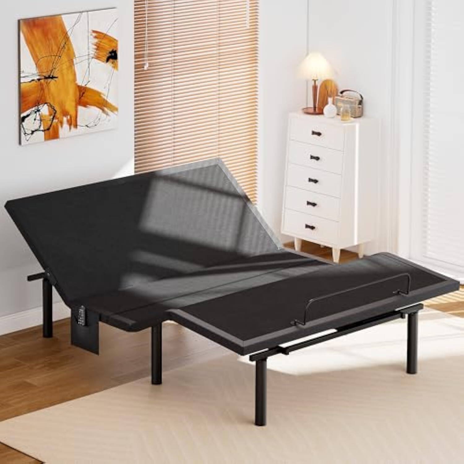 🎄2025 Christmas Sales🎅🛏️⚡【Smart Electric Adjustment】Adjustable Bed Frame! Relax and unlock countless comfortable positions! 🔥Limited-time offer, enjoy a lazy day!
