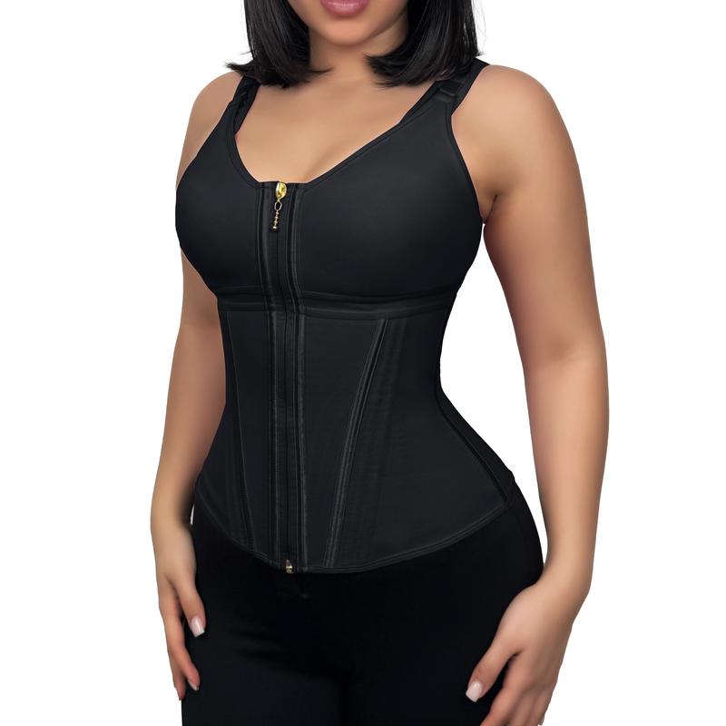 🎉New Year Mega Sale💥🌟Buy 1 Get 1 Free🌟SHAPSHE Waist Shapewear Corset for Women Tummy Control Sport Workout Body Shaper Vest for Women Gym Zipper and Hooks