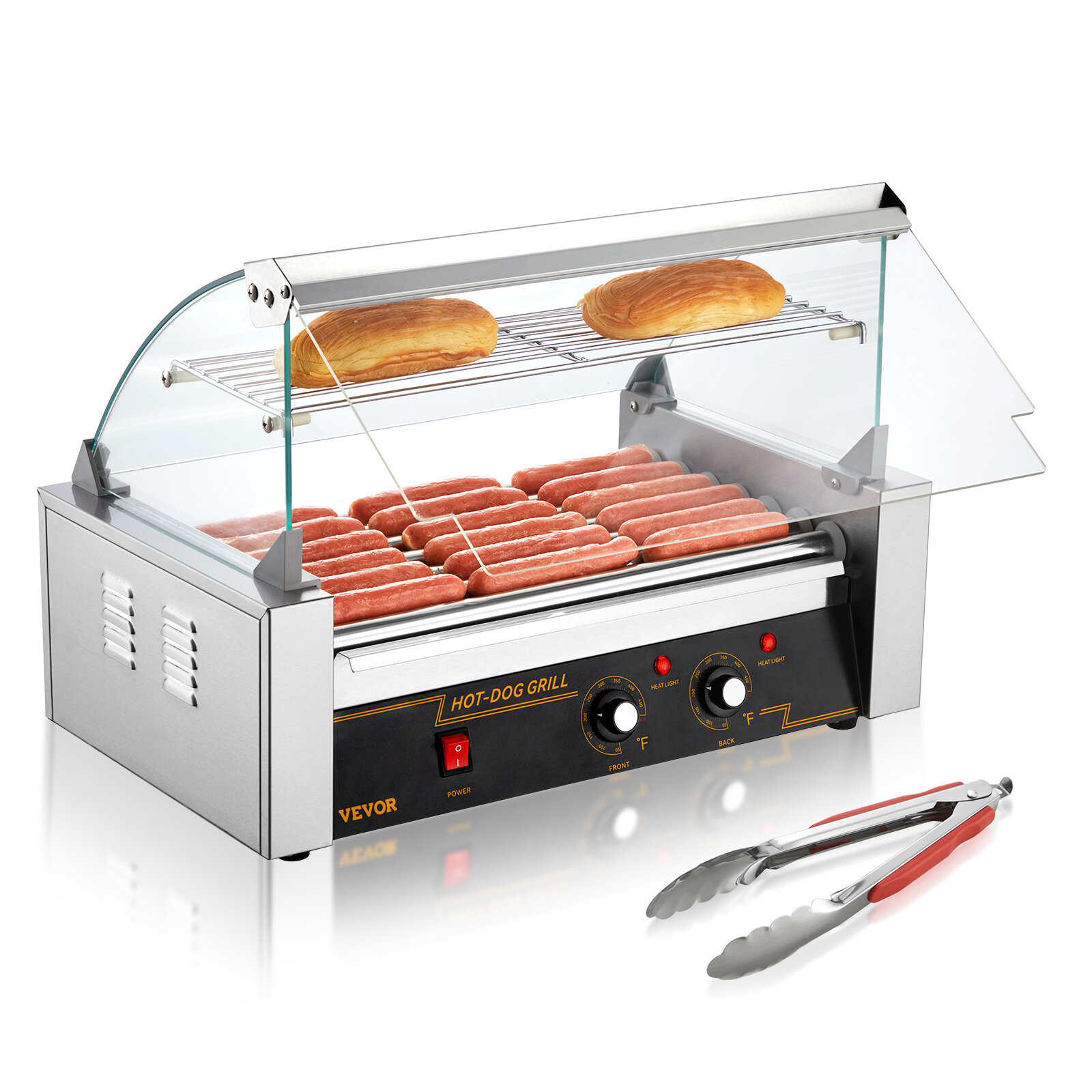 🎄2025 Christmas Sales🎅7-Roll Hot Dog Grill — Cook 18 Hot Dogs at Once! 🌭🔥