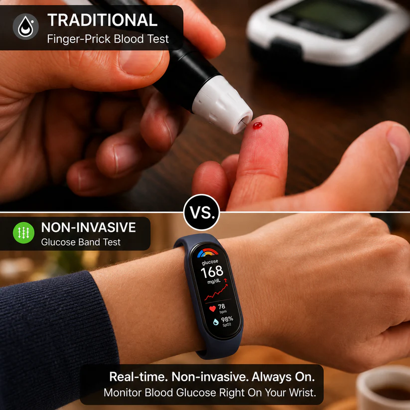 🏆 2026 Pryxo™ M9 Non-Invasive Smart Band 📈12 health reports - No-Prick 🏆 2026 Pryxo™ M9 Non-Invasive Smart Band 📈12 health reports - No-Prick