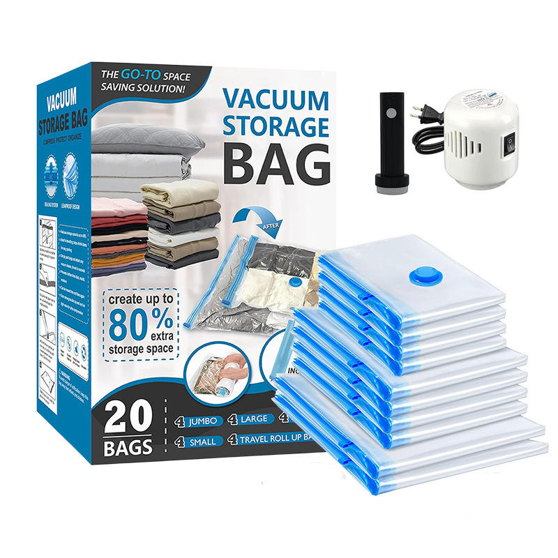 Double Your Storage Space – Heavy Duty Vacuum Compression Bags