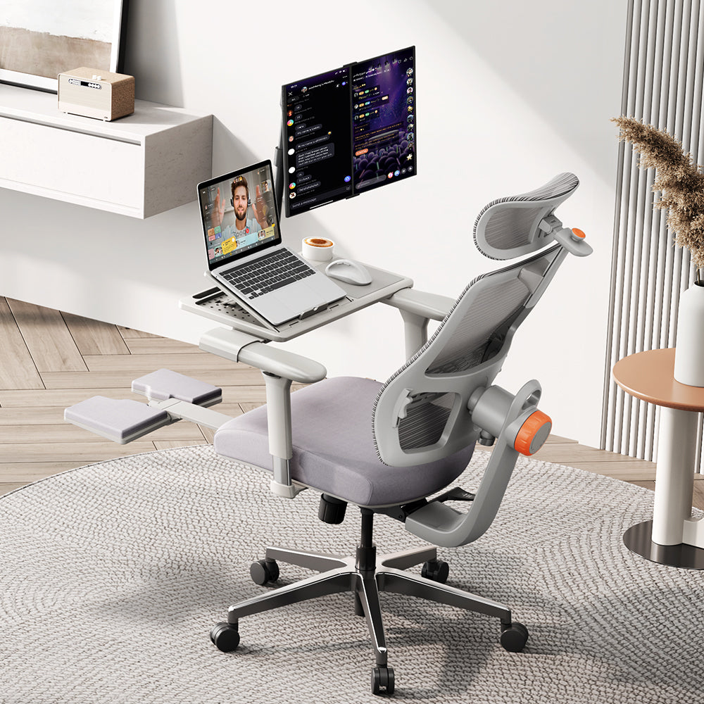 Magic H-Gpro Ergonomic Office Chair with Laptop Table
