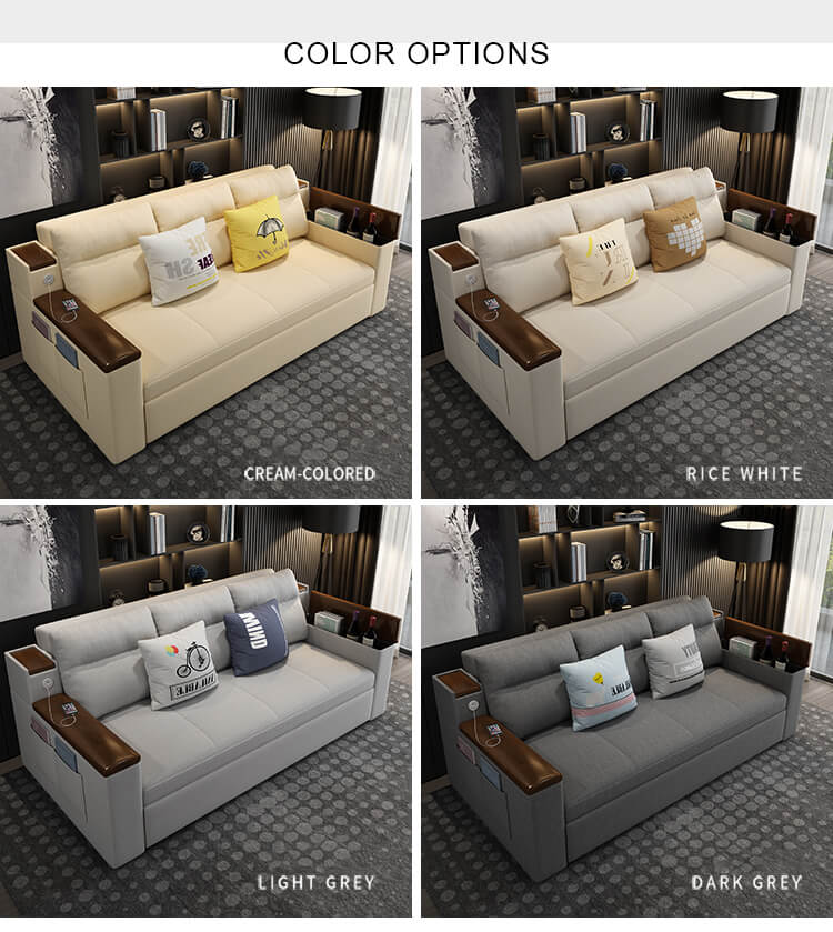 [⏰CLEARANCE SALE!⏰]Space-saving Multi-purpose living Room Furniture Modern fabric folding sofa bed