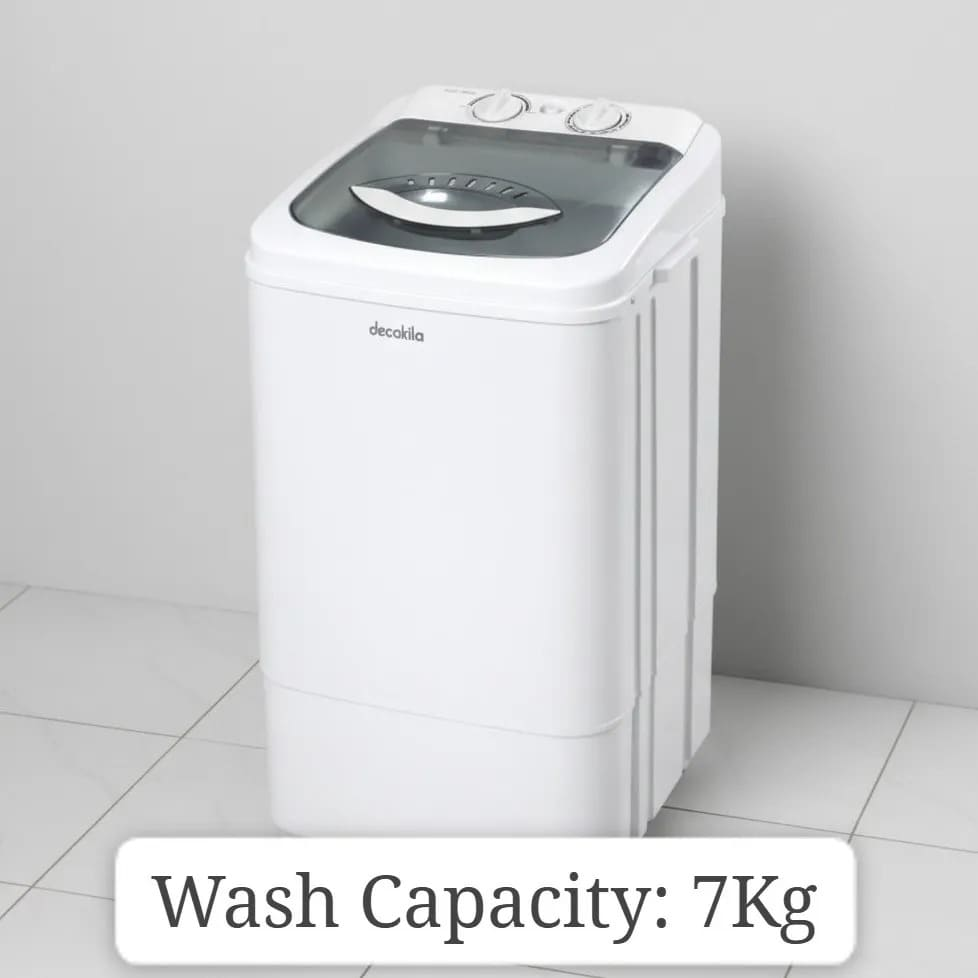 💥Drop price: GH₵ 359 only!💥Decakila 7Kg Compact Single Tub Washing Machine – Efficient & Space-Saving for Small Homes