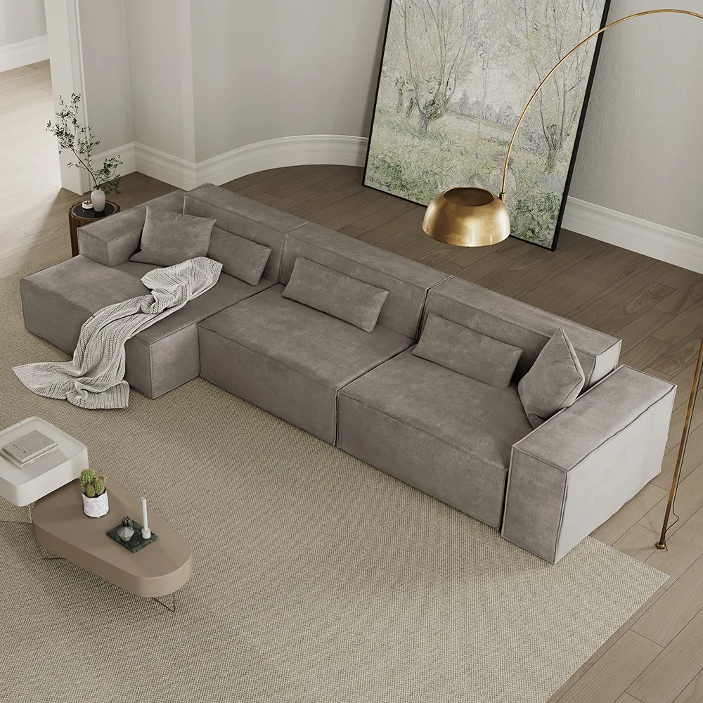 ⏰CLEARANCE SALE!⏰128.35" Power Sofa Bed Modular Sleeper Sofa